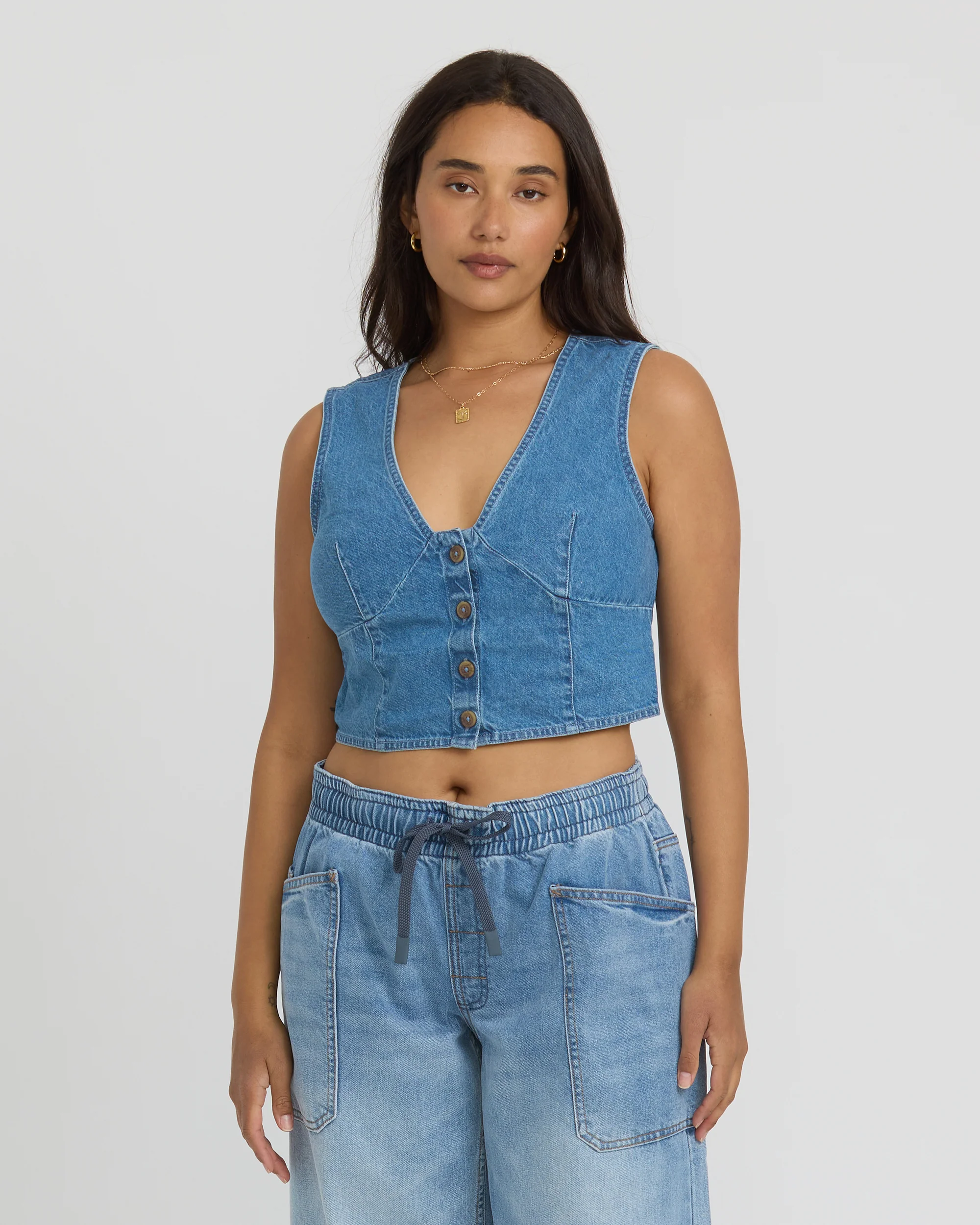 Indigo Skies Top - Salt Washed - Image 7