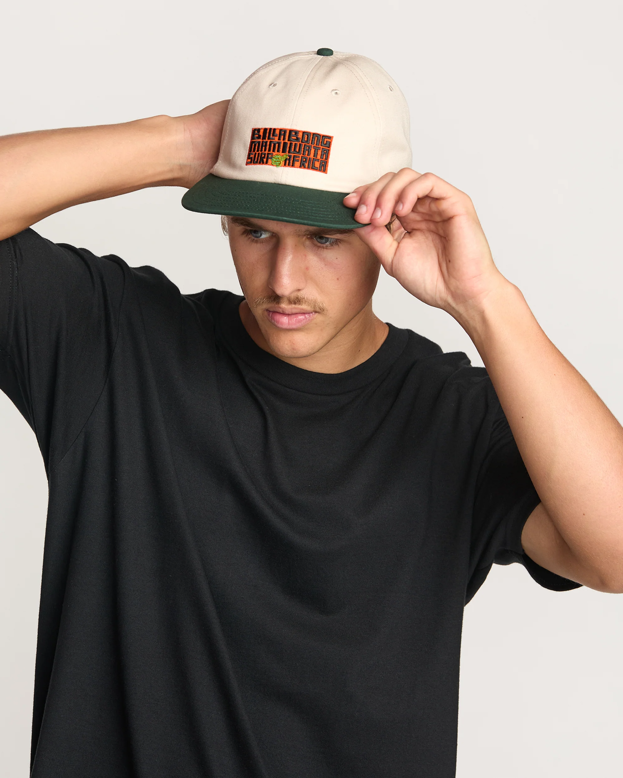 Billabong x Mami Wata Surf Africa Strapback Hat - Forest - Image 4